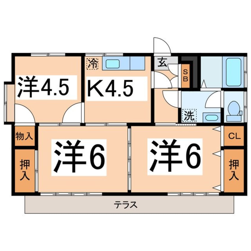 間取図 秋山住宅 1
