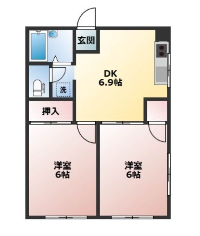 間取図 カイサウスヒルズ