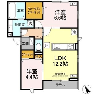 間取図 D-ROOM上石田