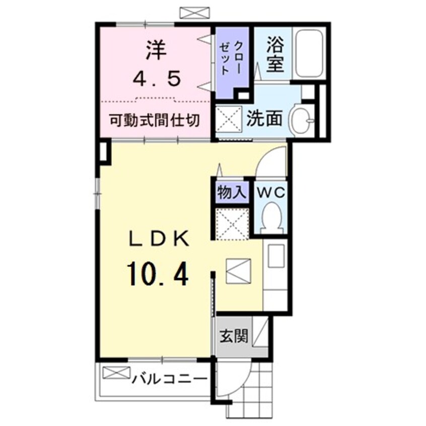 間取図 メゾン・ソレイユ