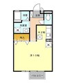 アパートメント・シマカ 1Kの間取り