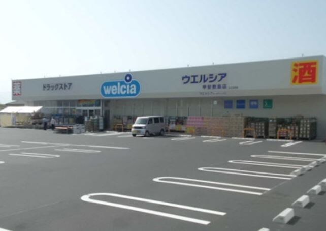 ｳｴﾙｼｱ甲斐敷島店(ドラッグストア)まで374m アパートメント・シマカ