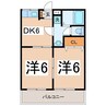 レジデンス・リオ 2DKの間取り