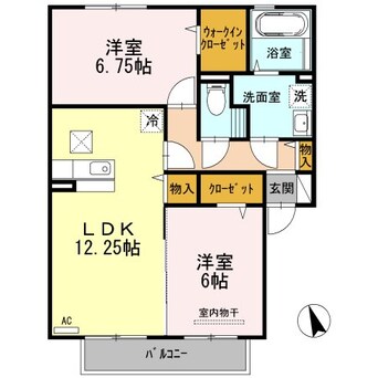 間取図 Ａbbey RoadII（アビーロードツー） A