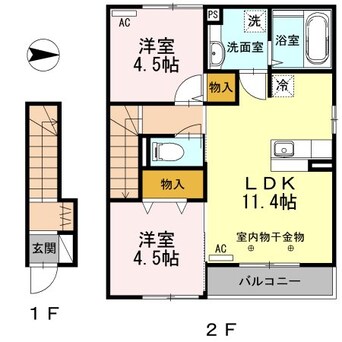 間取図 かわせみの里
