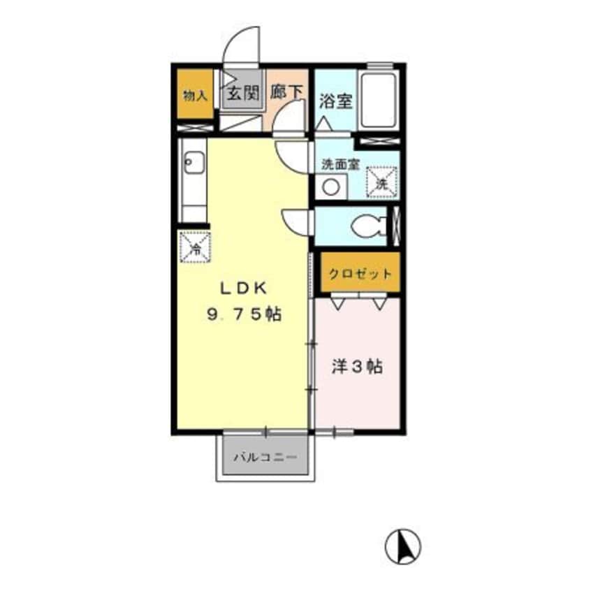 間取図 ハイツあすなろ