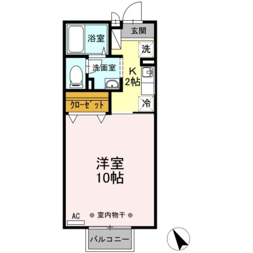 間取図 ＨＯＭ・１（エイチオーエムワン）