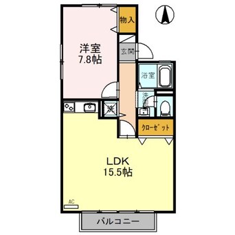 間取図 メゾン甲西 B