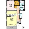 Real（レアル） 1LDKの間取り