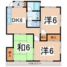 フレンドリーハイツ 3DKの間取り