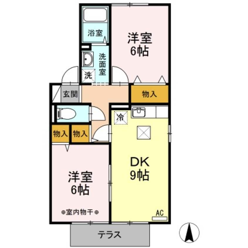 間取図 メゾンHAYAKAWA