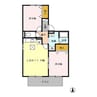 メゾンHAYAKAWA 2LDKの間取り