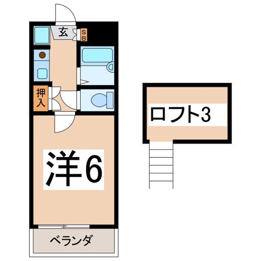 間取図 フラットＧ