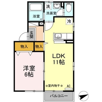 間取図 コゥジィーコートＫＴＭＳ.　A