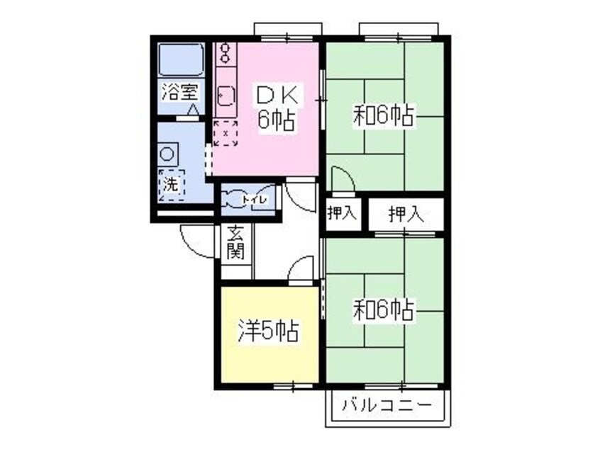 間取図 シルクタウンC