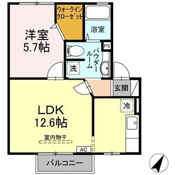 間取図 プロヴァンス　リュミエール　E