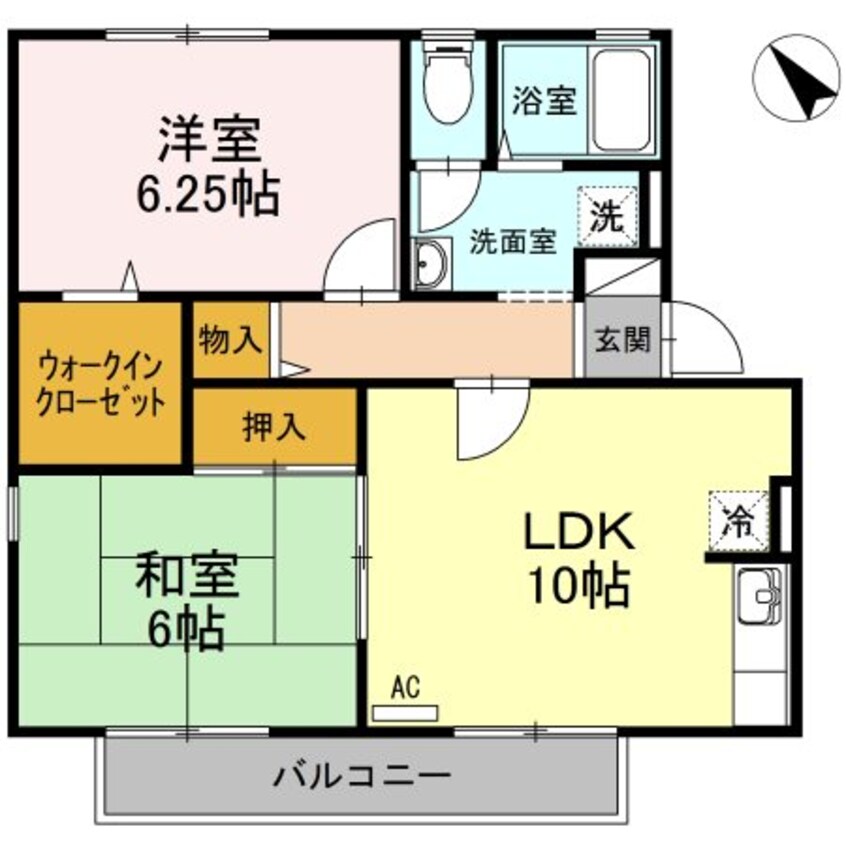 間取図 パティオＭ.Ｋ.Ｔ.