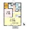 エトワール 1LDKの間取り