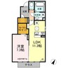 レ・セーナ　B 1LDKの間取り
