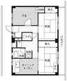 ビレッジハウス敷島　2号棟 3DKの間取り