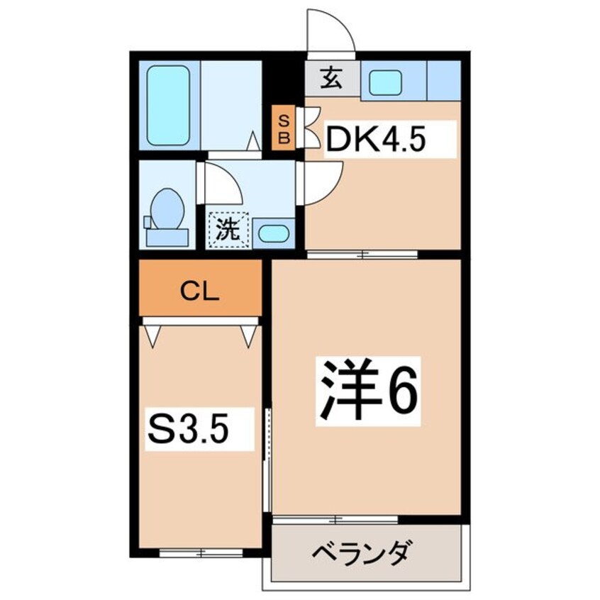 間取図 EQ-1