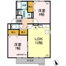エクセル・スウィート　I 2LDKの間取り