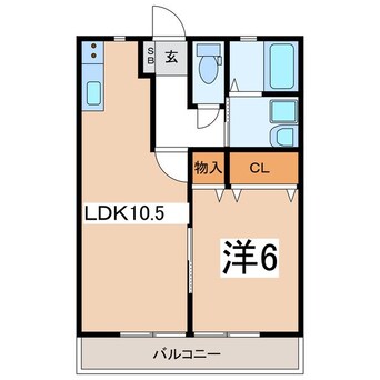 間取図 ハイム　シンセリティ　E