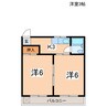 コーポ昭和 B 2Kの間取り