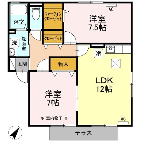 間取り図 フラッツ　C