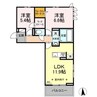ハイツフカサワ 2LDKの間取り
