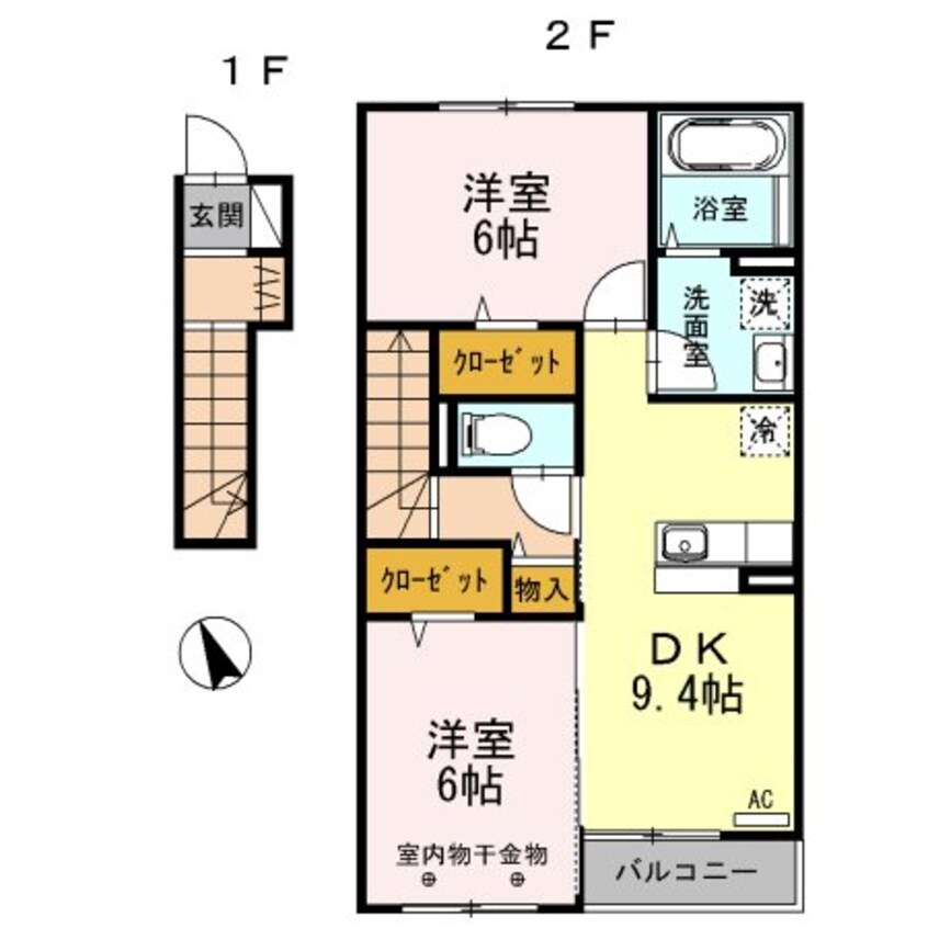 間取図 サウススクエア　2番館