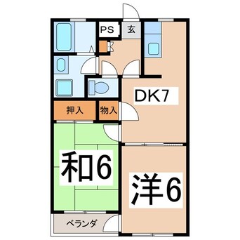 間取図 ファースト21 Ｂ