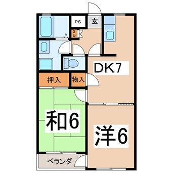 間取図 ファースト21 Ｂ