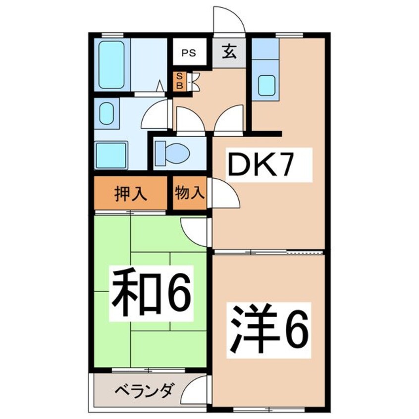 間取図 ファースト21 Ｂ