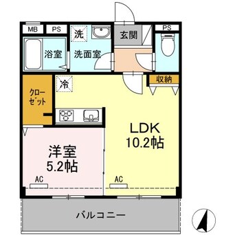 間取図 グランデュール　レイ