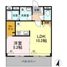 グランデュール　レイ 1LDKの間取り