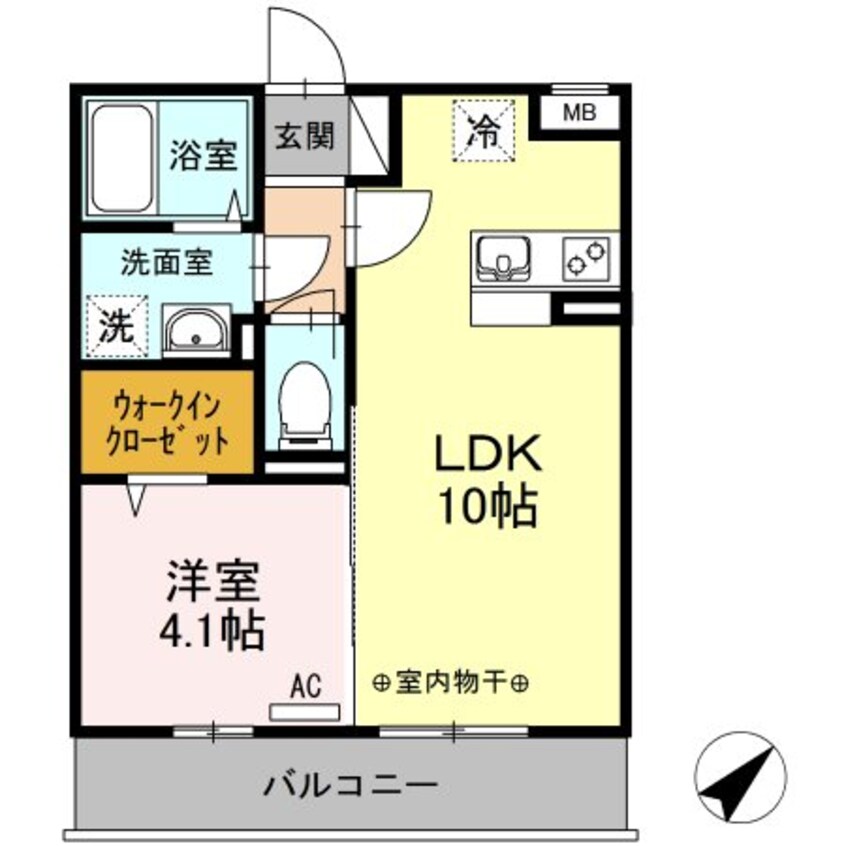 間取図 ミルキーウェイ
