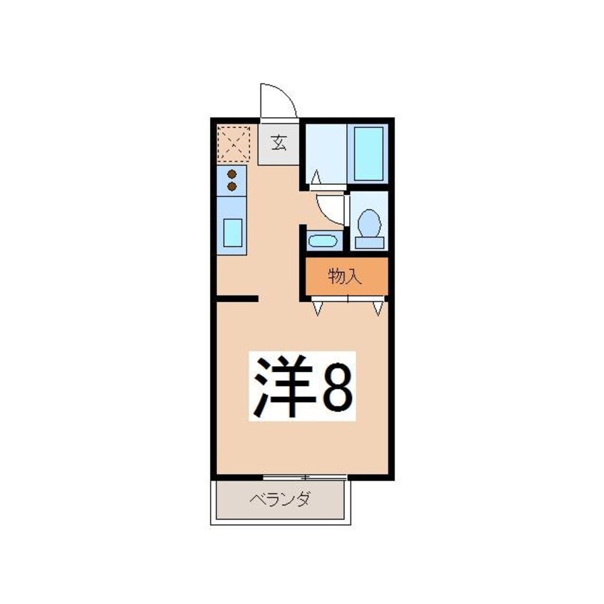 間取図 マイライフ53　B