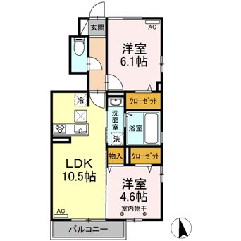 間取図 メゾンＭＫＹ　A