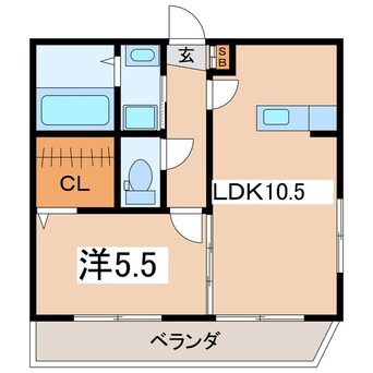 間取図 グラッツィェ・マードレ