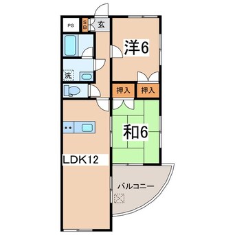 間取図 エレガンス敷島