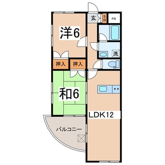 間取図 エレガンス敷島