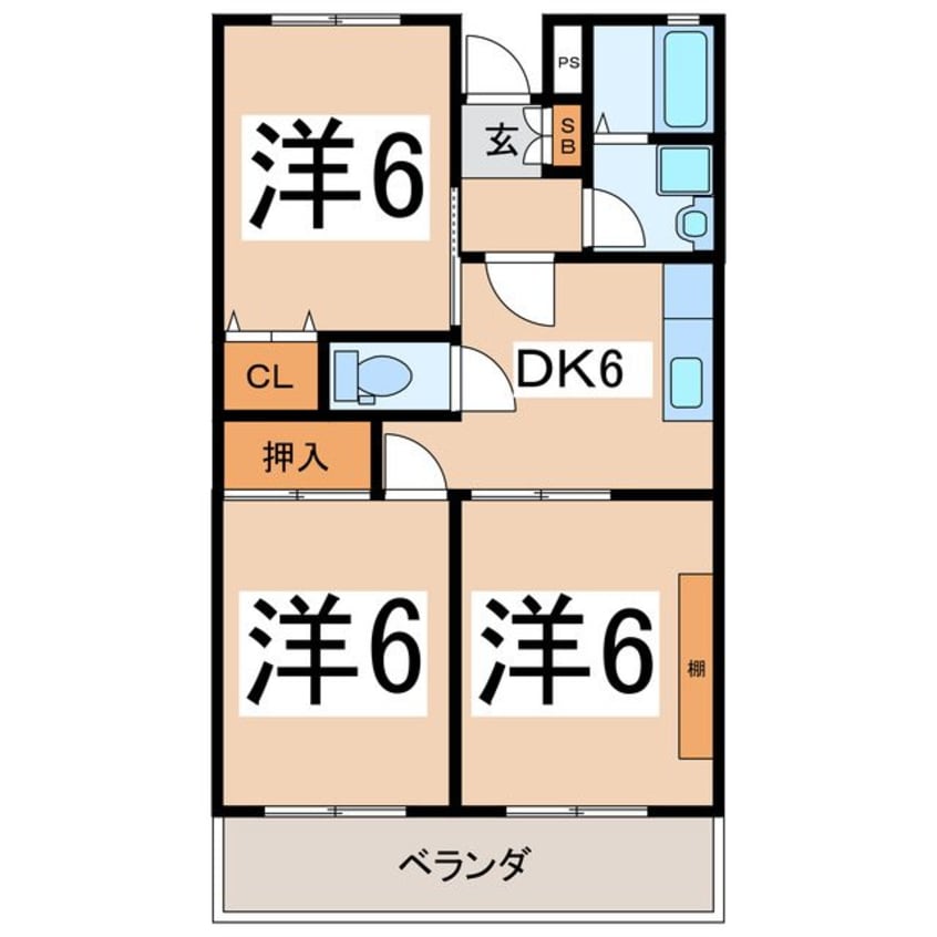 間取図 レジデンスヒロ