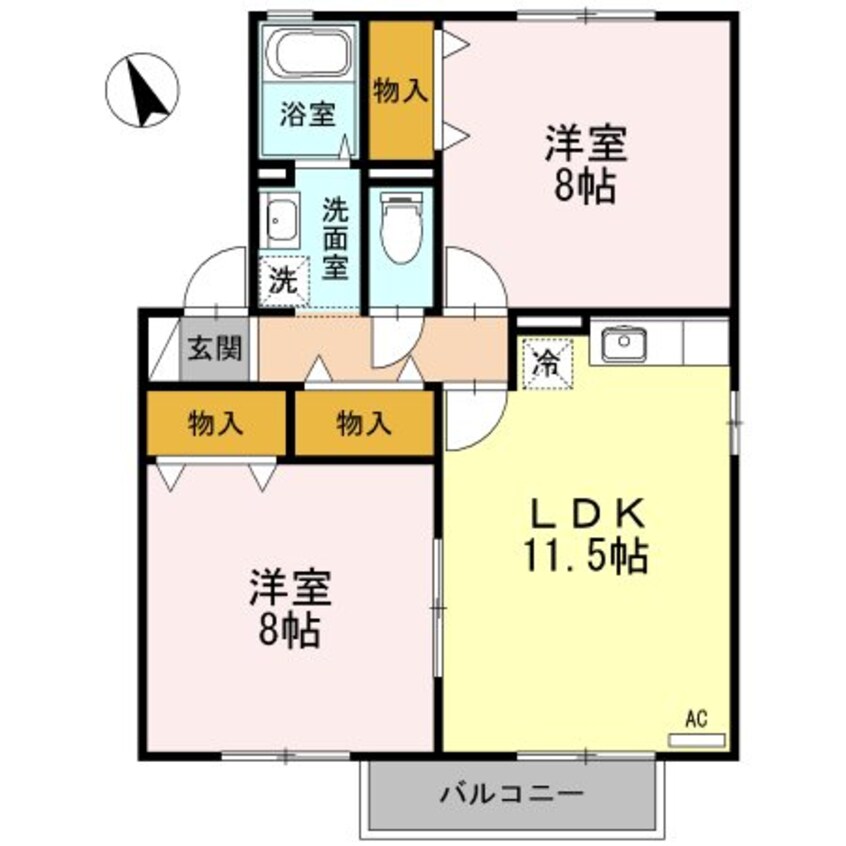間取図 ブルーミング　I