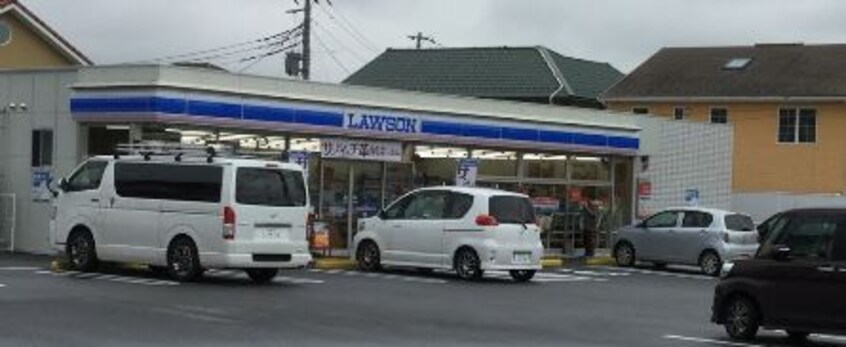 ﾛｰｿﾝ 甲斐中下条店(コンビニ)まで668m ウェストスクエアA