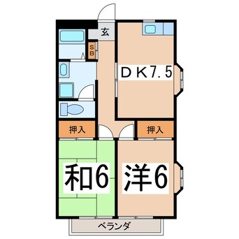 間取図 パプティー今津