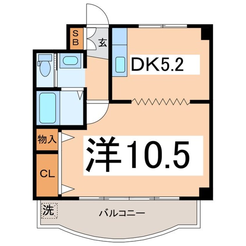 間取図 サンヴェール長沢