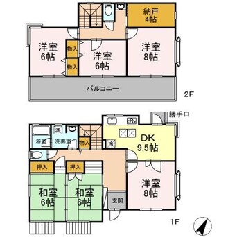 間取図 西八幡戸建て