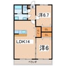 ファインコート 2LDKの間取り