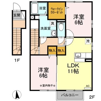 間取図 プロイセン 弐番館